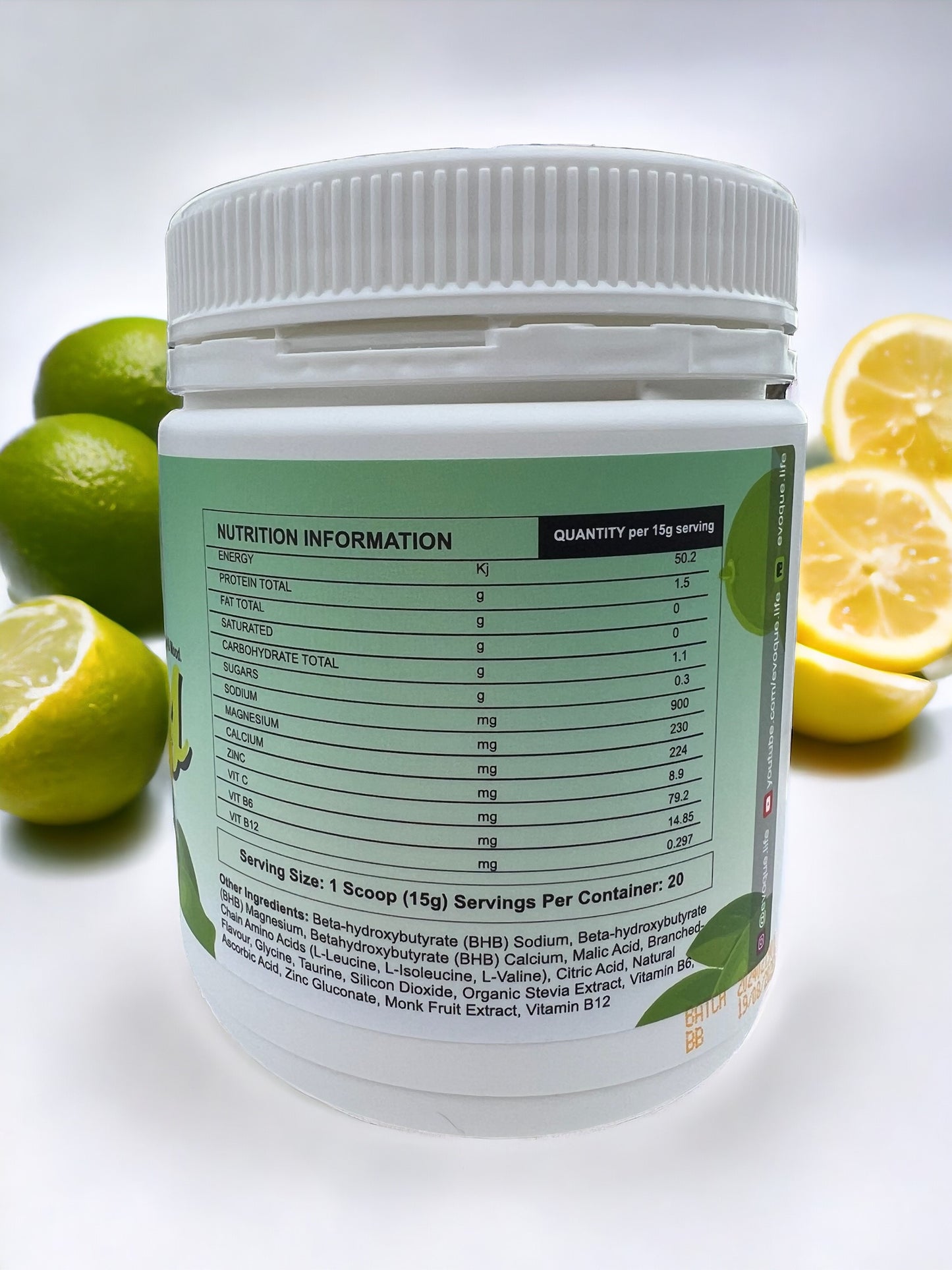 Evoque Ketones - Lemon Lime